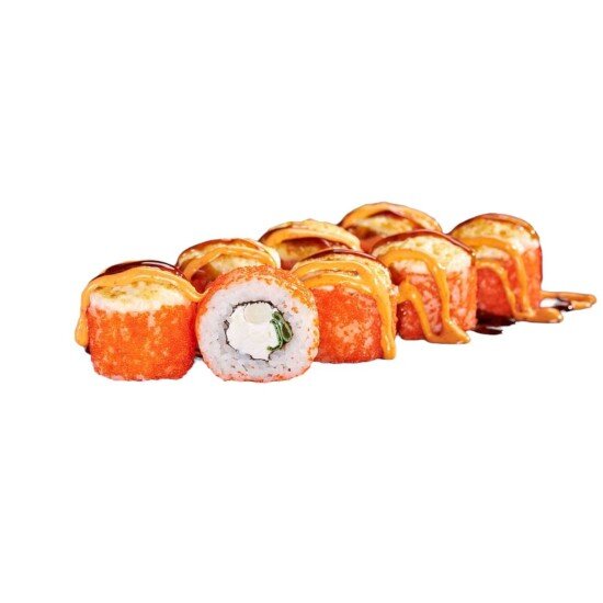 Запечённый с курицей спайси