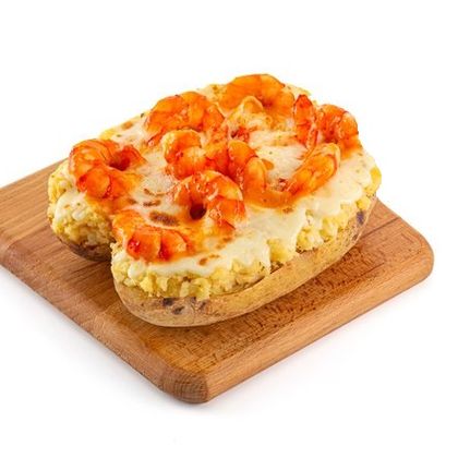 Картошка с креветками том ям