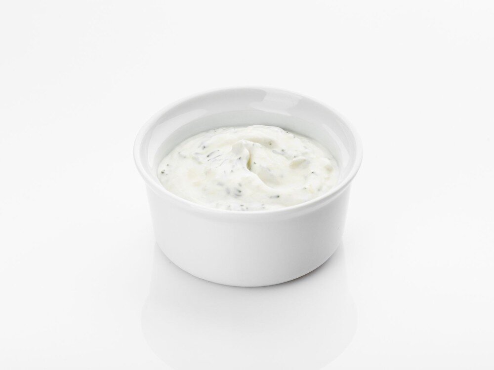 С чесноком и зеленью