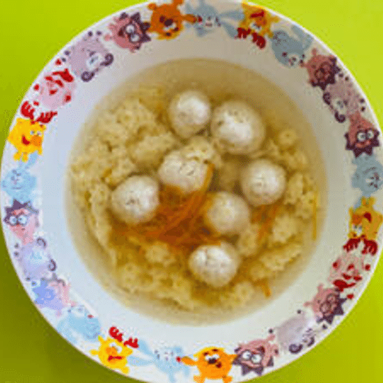 Куриный суп с фрикадельками