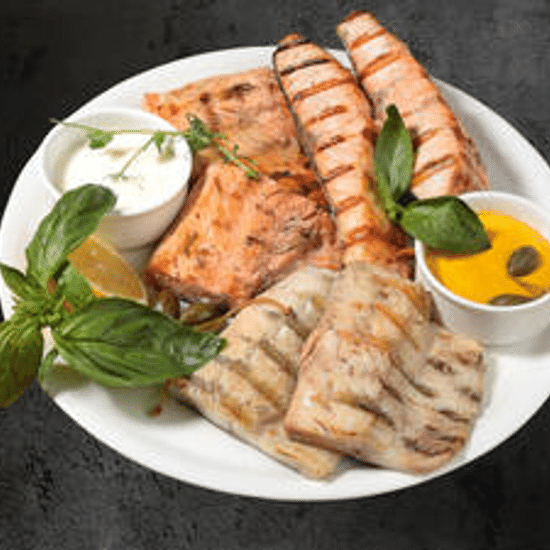 Рыбное ассорти горячее