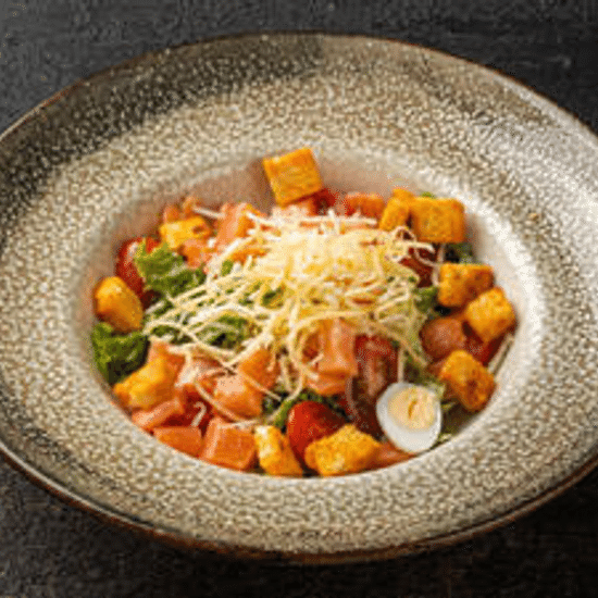 Салат Цезарь с Семгой