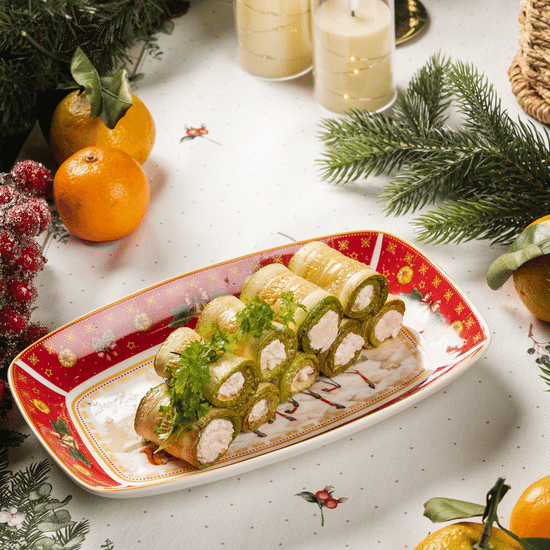 Рулетики из цукини с сыром