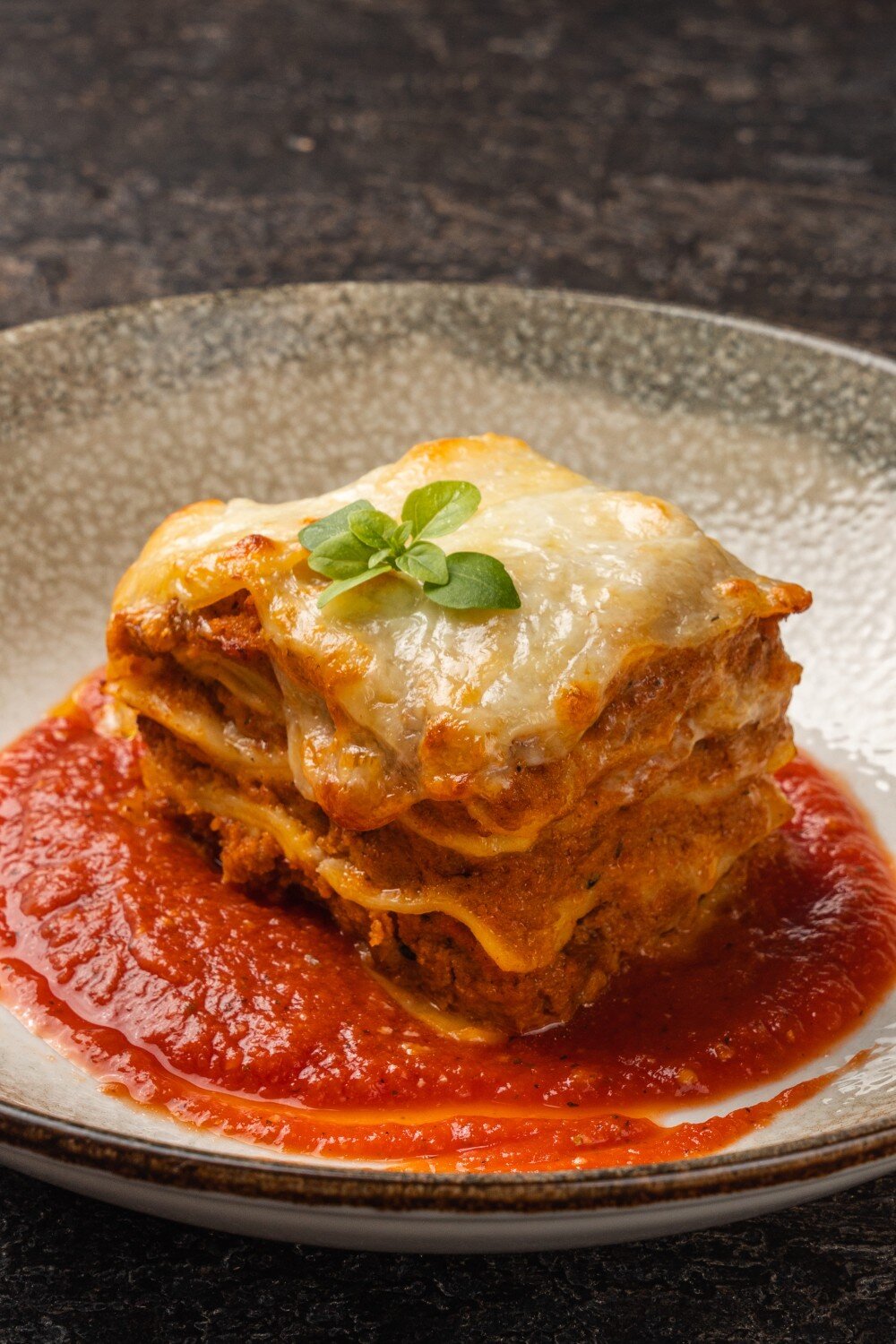 Лазанья куриная с овощами