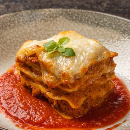 Лазанья куриная с овощами