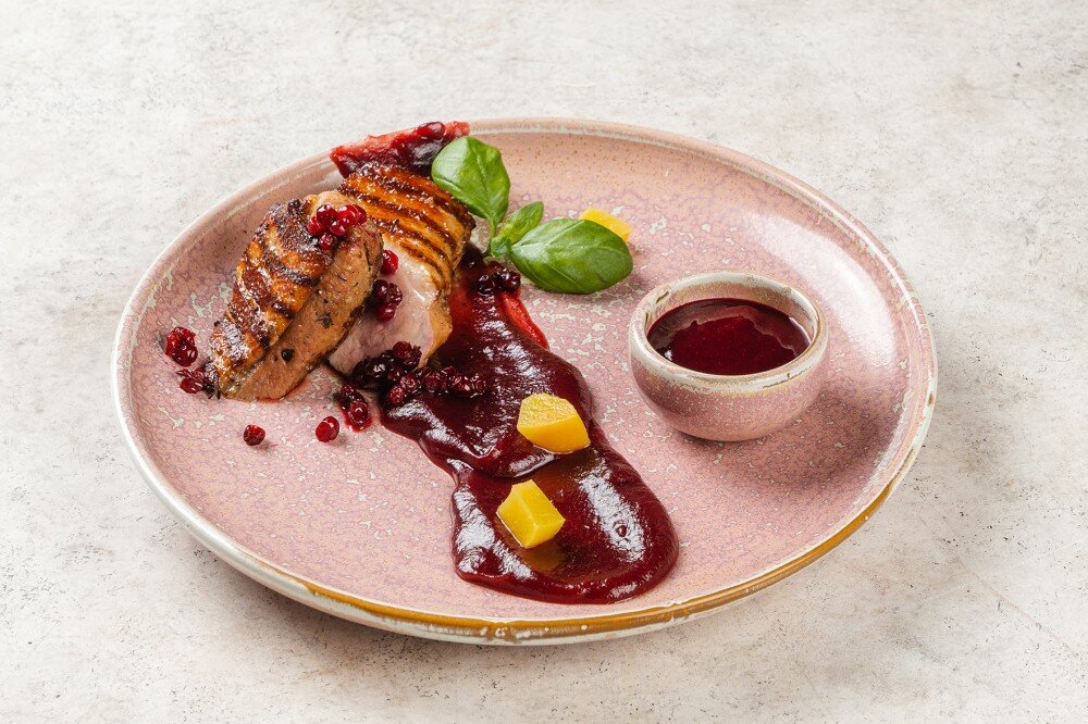 Филе утиной грудки на гриле