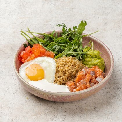 Боул с кетой и киноа