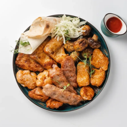 Ассорти шашлыков из мяса птицы