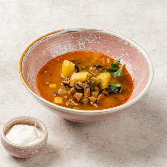 Мясной с оливками