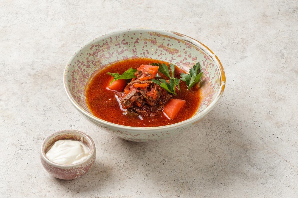 Борщ с говядиной