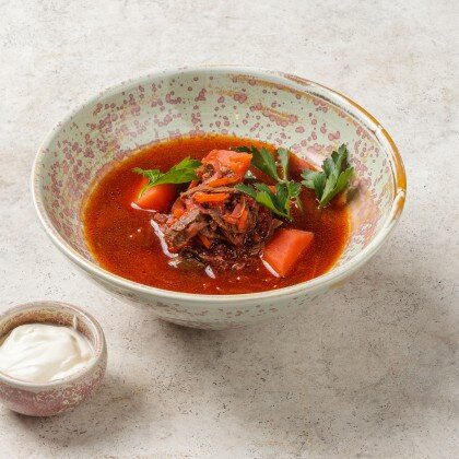 Борщ с говядиной