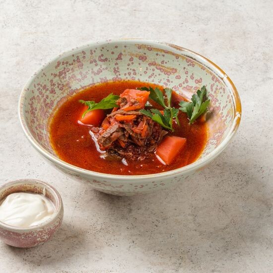 Борщ с говядиной