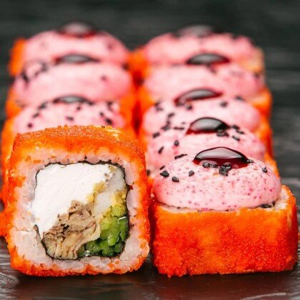 Ролл запечённая "Лава орандж"