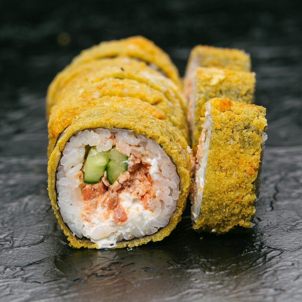 Ролл "Жареный сяке темпура"