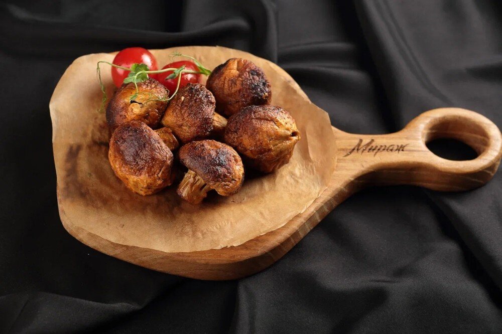 Шампиньоны на углях