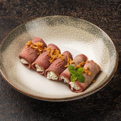 Рулетики из языка