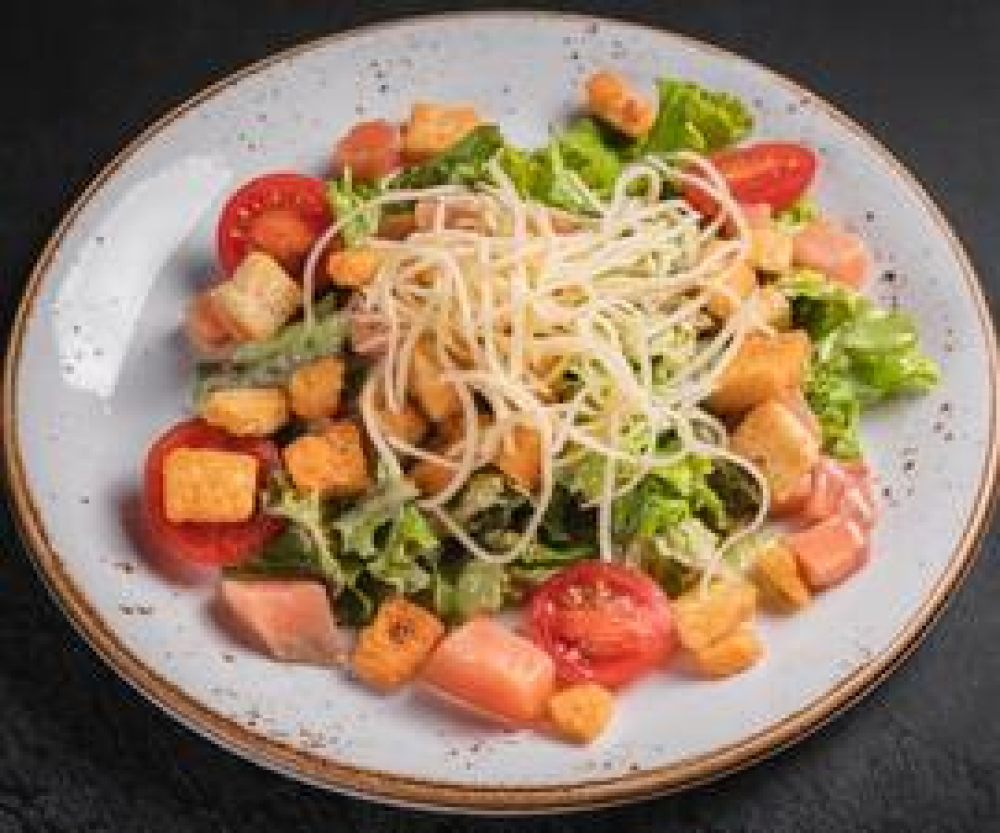 Цезарь с семгой