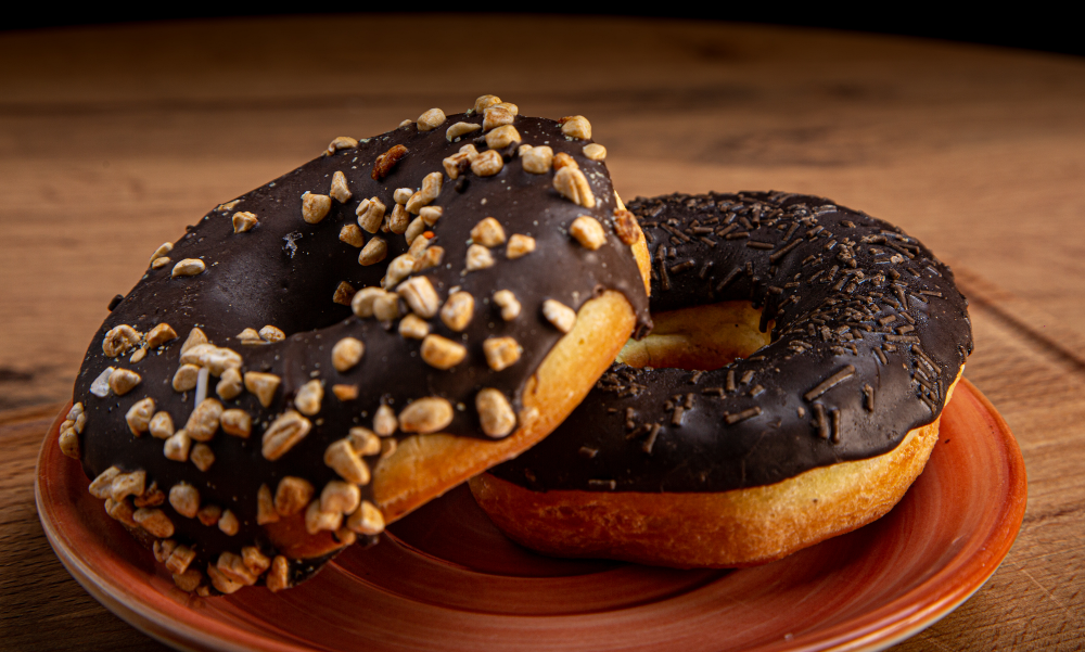 Донат Карамельный