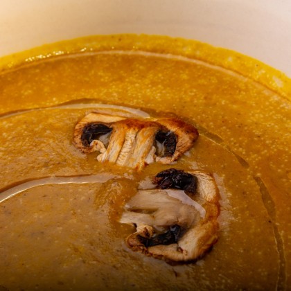 Крем-суп с белыми грибами (пост)