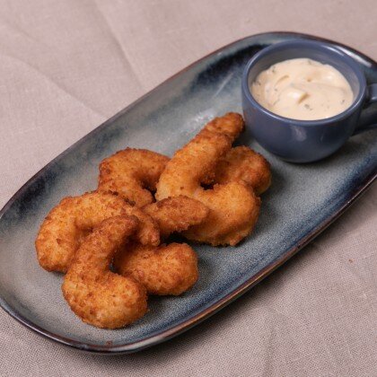 Креветки в кляре