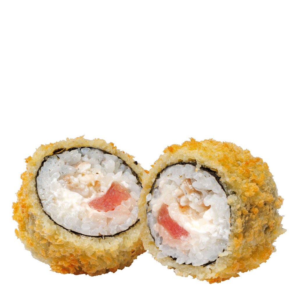 Жареный ролл с угрем и тунцом
