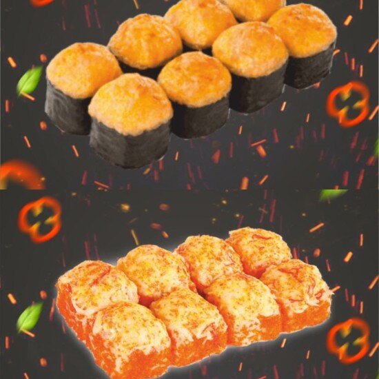 Сет 4 запечённых половинки