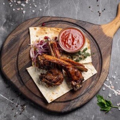 Шашлык из бараньей корейки