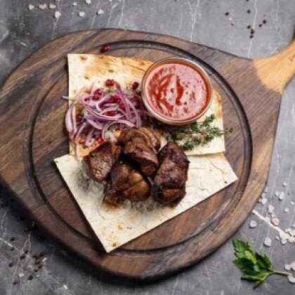 Шашлык из бараньей мякоти