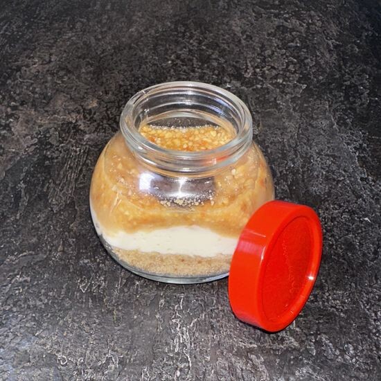 Десерт в Баночке "Арахис в карамели"