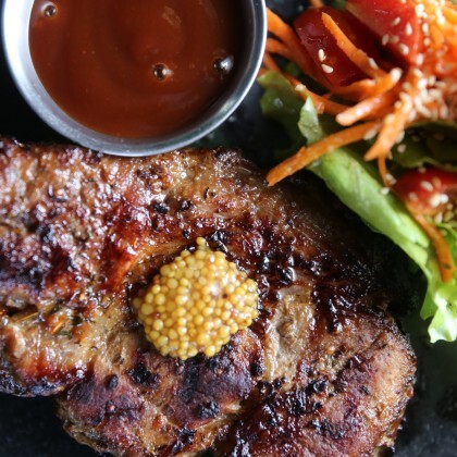 Стейк из свинины