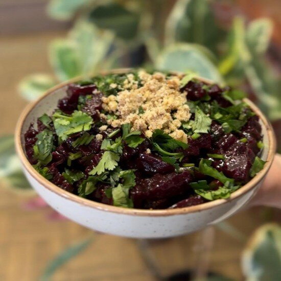 Свекла в соусе ткемали