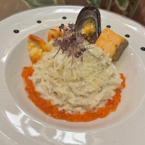 Ризотто с морепродуктами