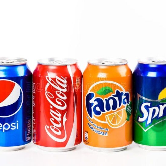 Пепси, Кока-кола, Фанта ж/б