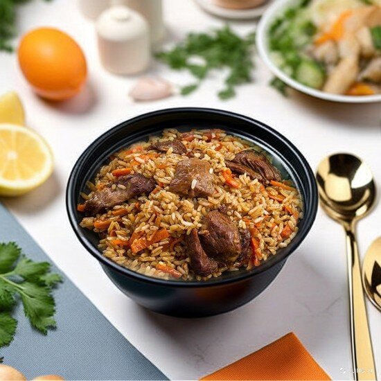 Плов говядина