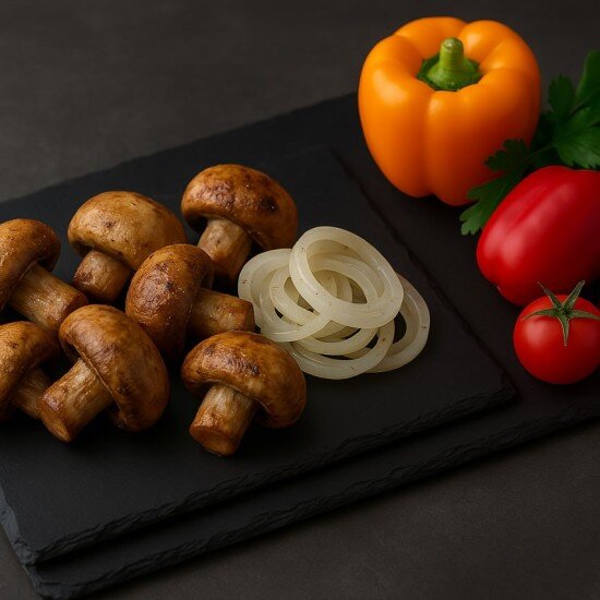 Шампиньоны на углях