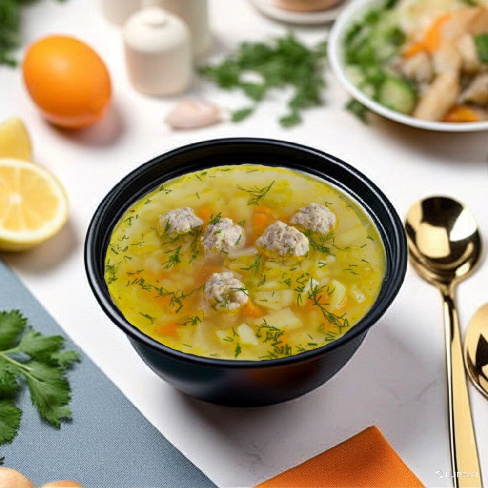 Суп с фрикадельками