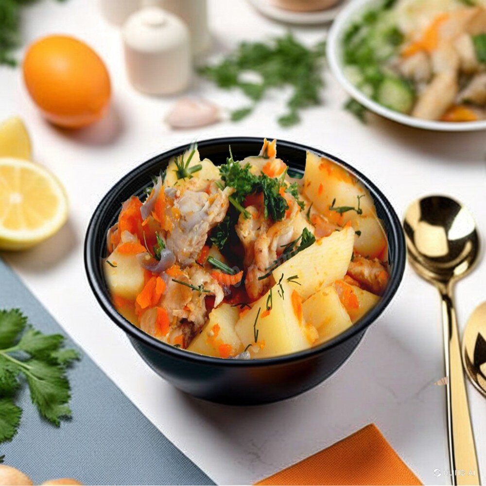 Жаркое с курицей