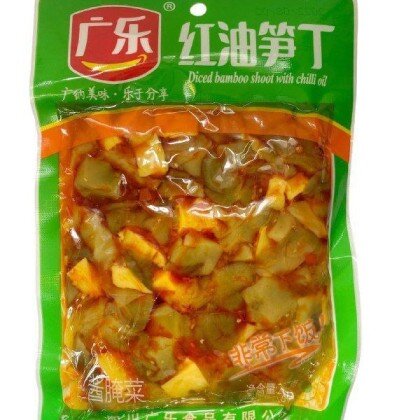 Хрустящие Побеги бамбука в красном масле Guangle