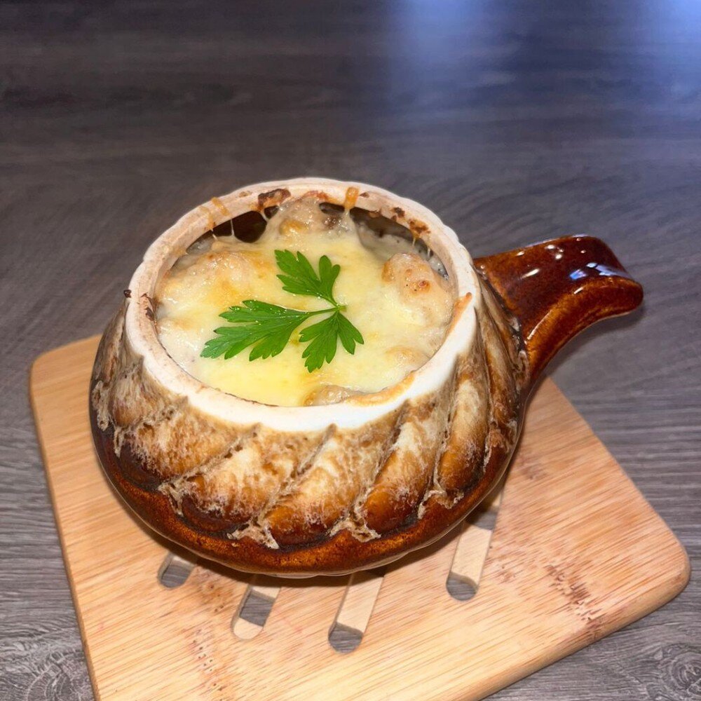 Жульен с курицей и грибами