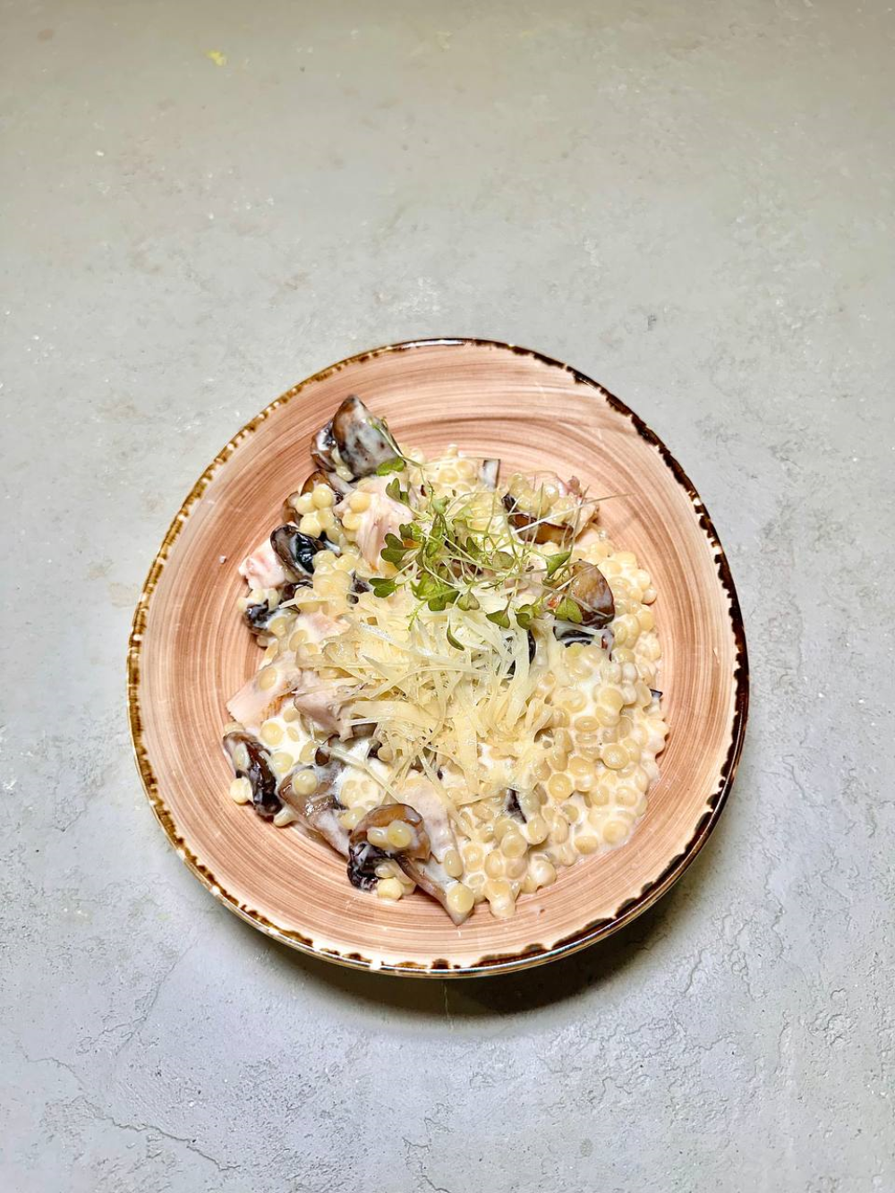 Макароны птитим  курица и грибы