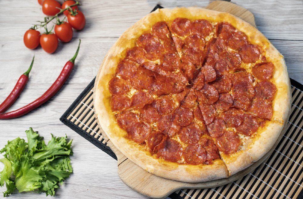 Пицца "Пепперони" 30 см/480 г