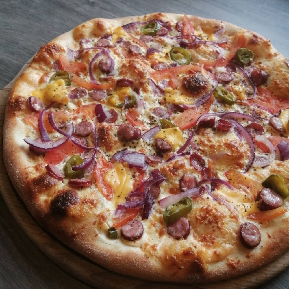 Пицца "Охотничья" 40 см/1090 г