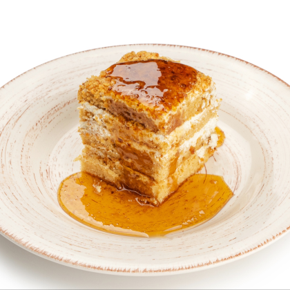 Медовик с медом