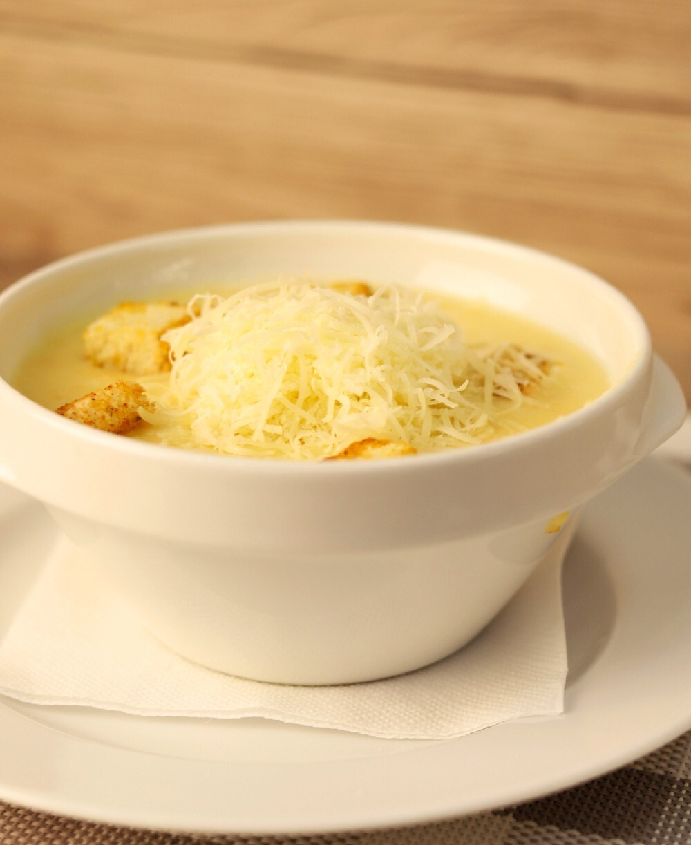 Сырный суп-пюре