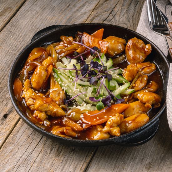 Куриное филе в соусе "Терияки"