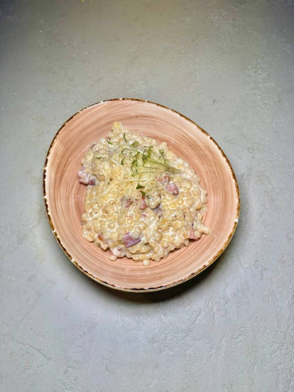 Макароны птитим карбонара