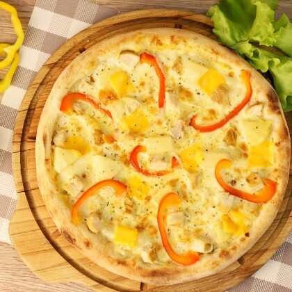 Пицца "Гавайская" с ананасами 30 см/620 г