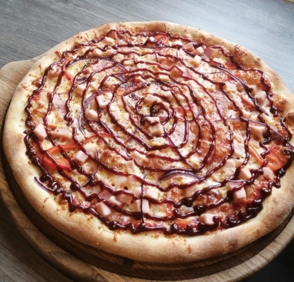 Пицца с беконом 30 см/550 г