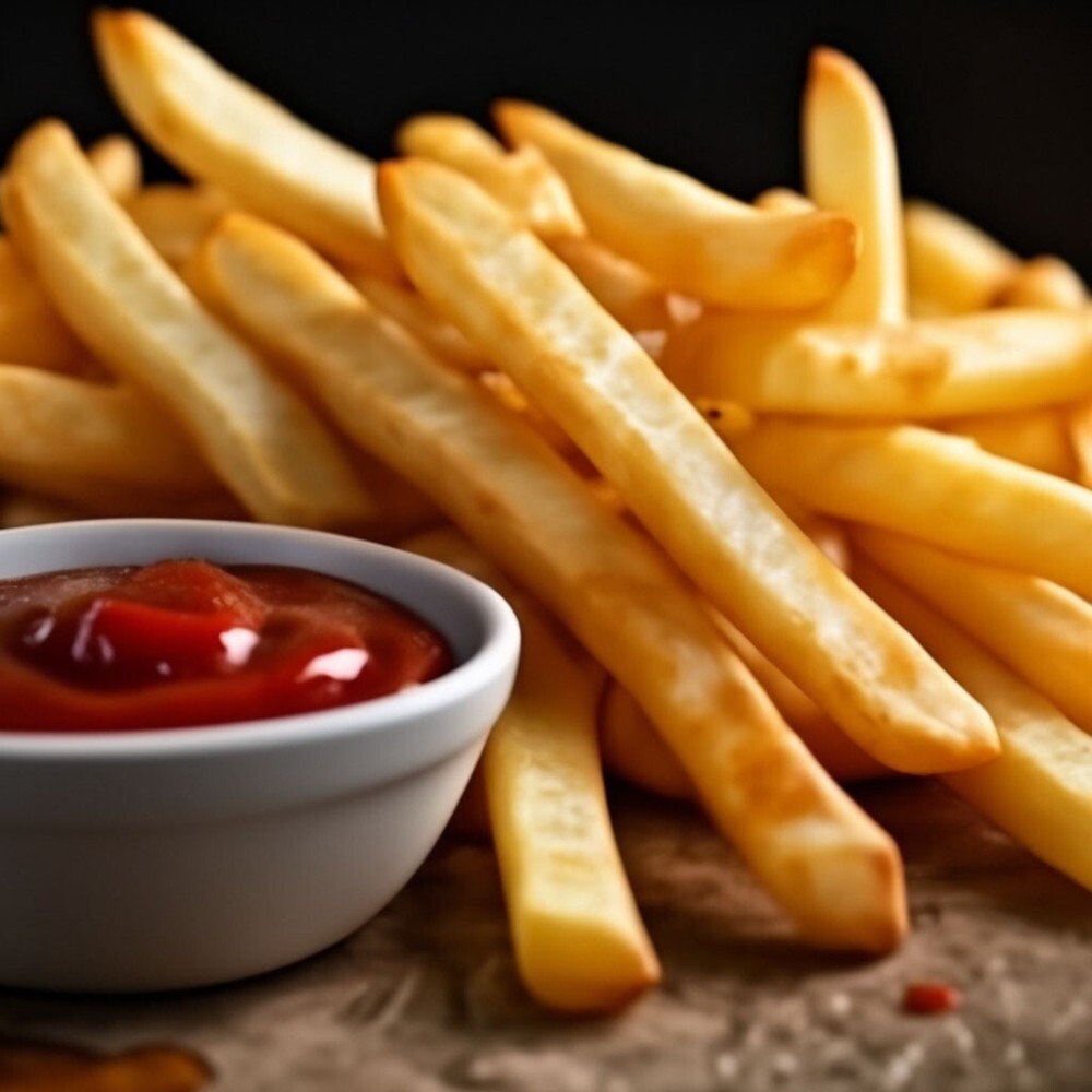 Картофель фри большая порция с соусом 150 г