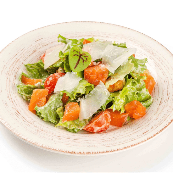 Цезарь с семгой